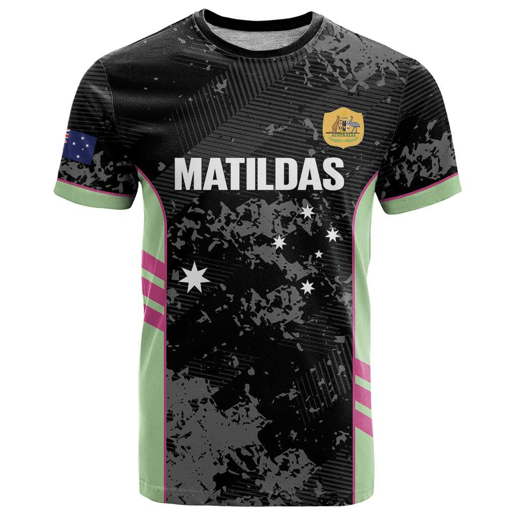Custom Australia Matildas 2026 T Shirt Come On Aussie Grunge Style