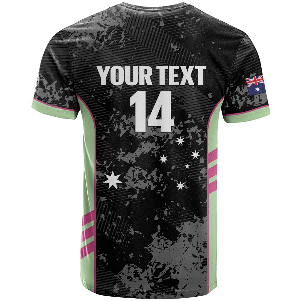 Custom Australia Matildas 2026 T Shirt Come On Aussie Grunge Style