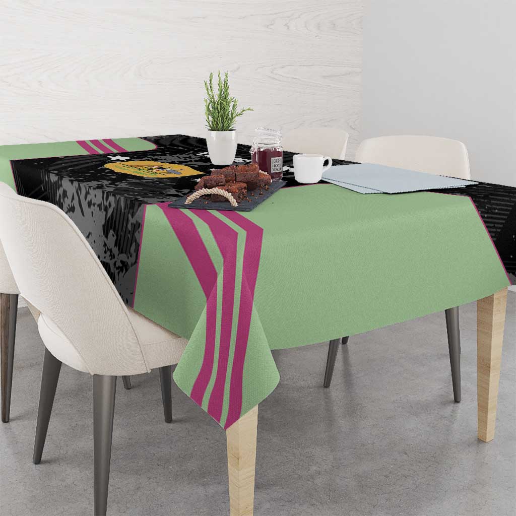 Custom Australia Matildas 2026 Tablecloth Come On Aussie Grunge Style