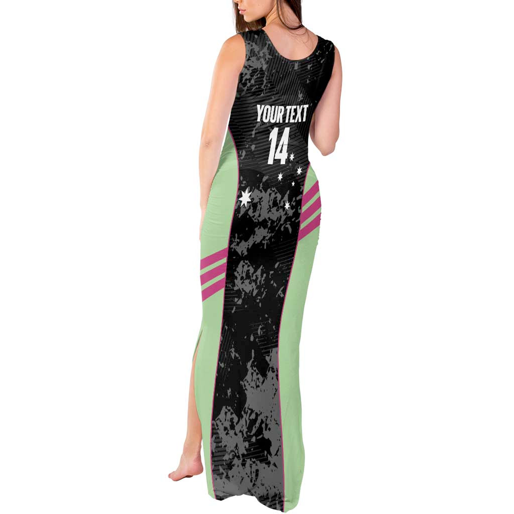 Custom Australia Matildas 2026 Tank Maxi Dress Come On Aussie Grunge Style