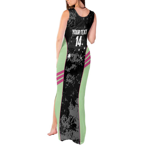Custom Australia Matildas 2026 Tank Maxi Dress Come On Aussie Grunge Style