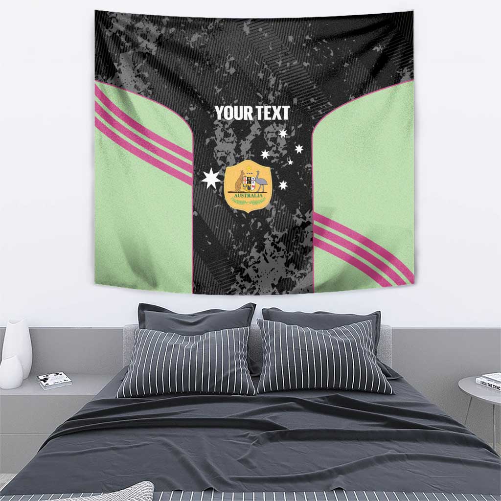 Custom Australia Matildas 2026 Tapestry Come On Aussie Grunge Style