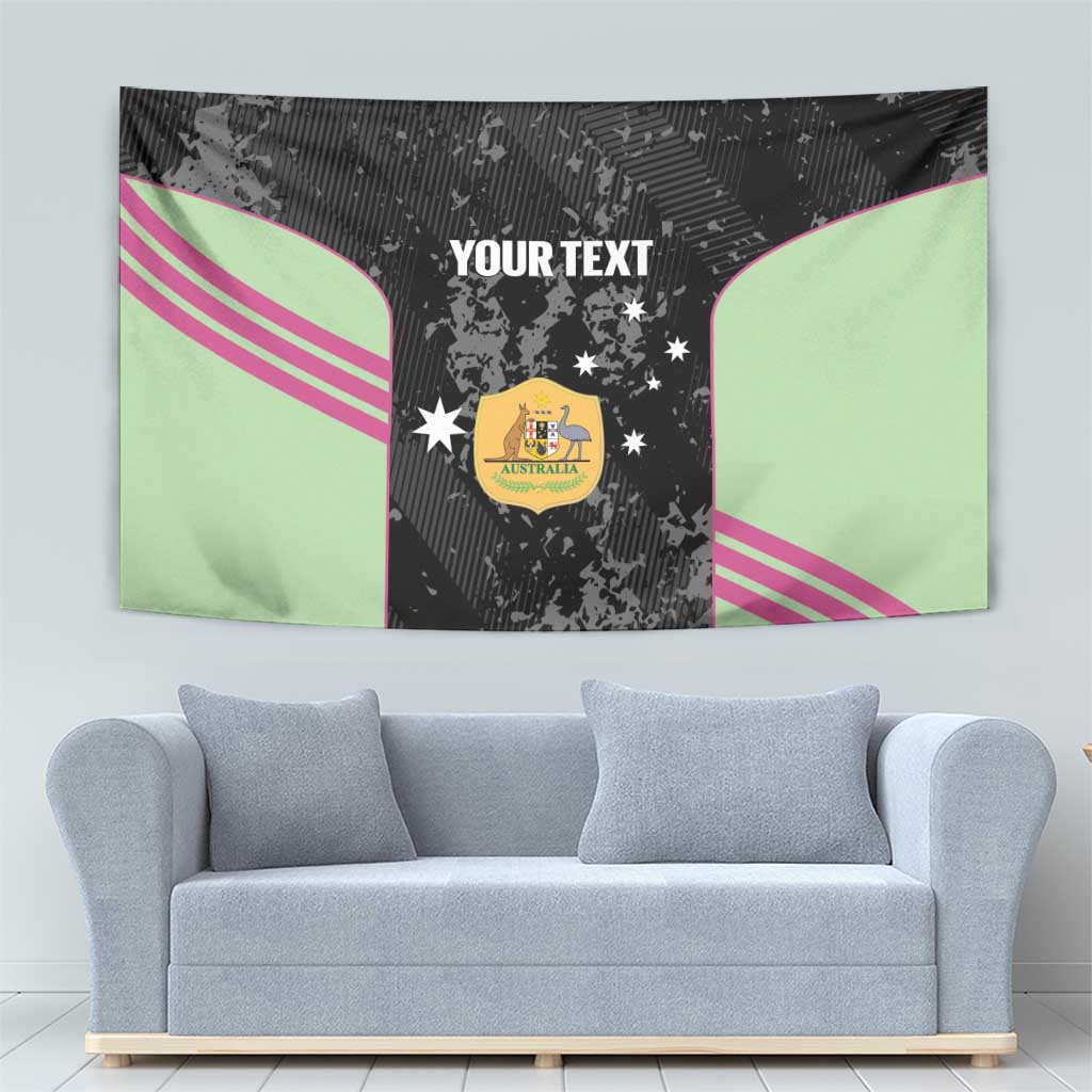 Custom Australia Matildas 2026 Tapestry Come On Aussie Grunge Style