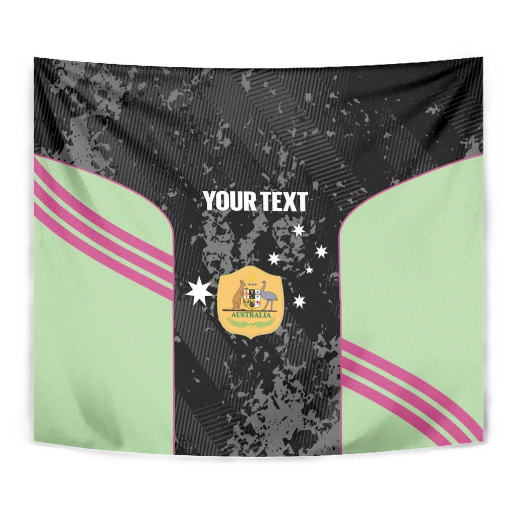 Custom Australia Matildas 2026 Tapestry Come On Aussie Grunge Style
