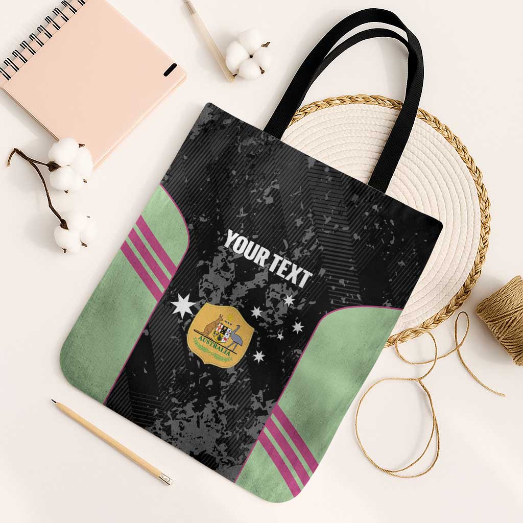 Custom Australia Matildas 2026 Tote Bag Come On Aussie Grunge Style