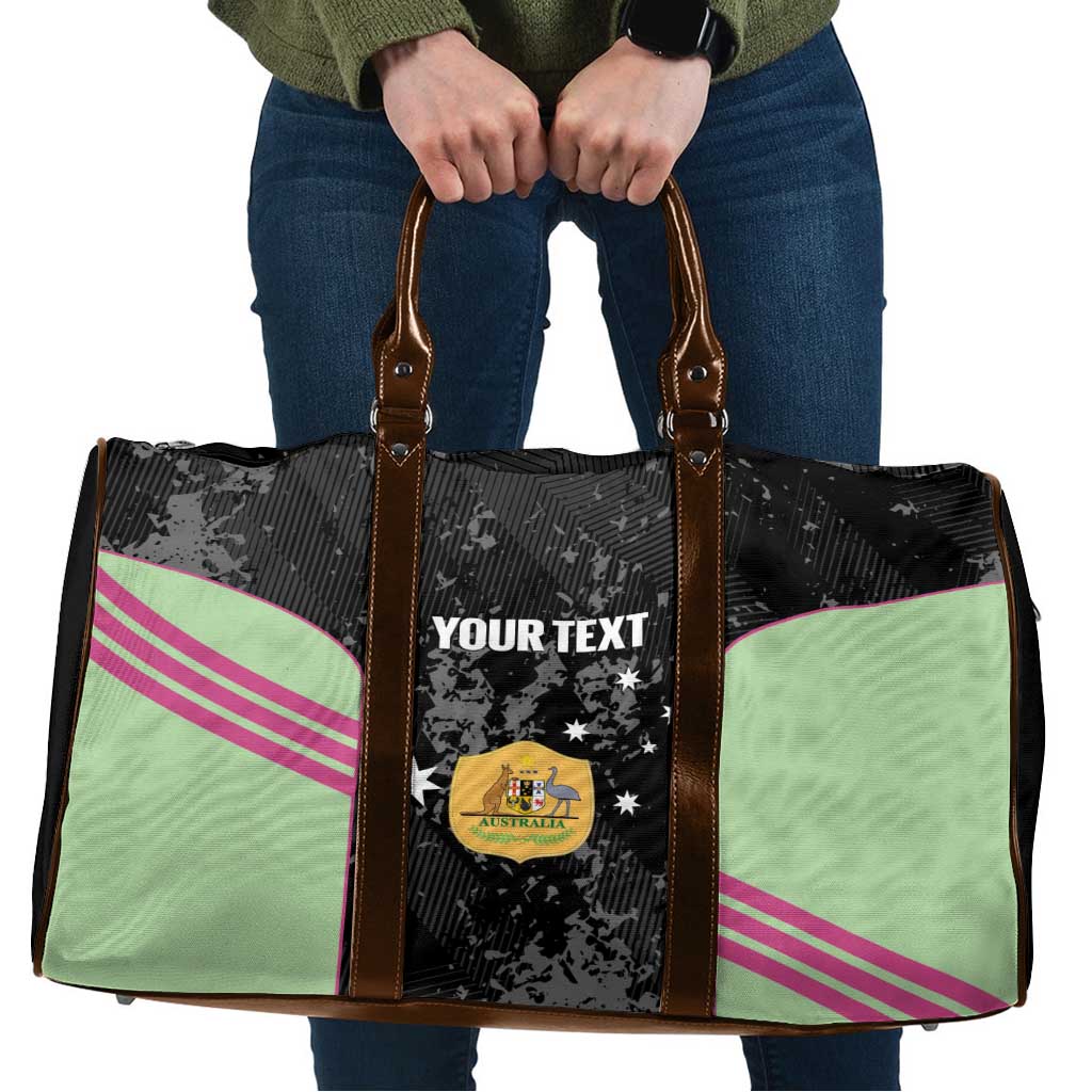 Custom Australia Matildas 2026 Travel Bag Come On Aussie Grunge Style