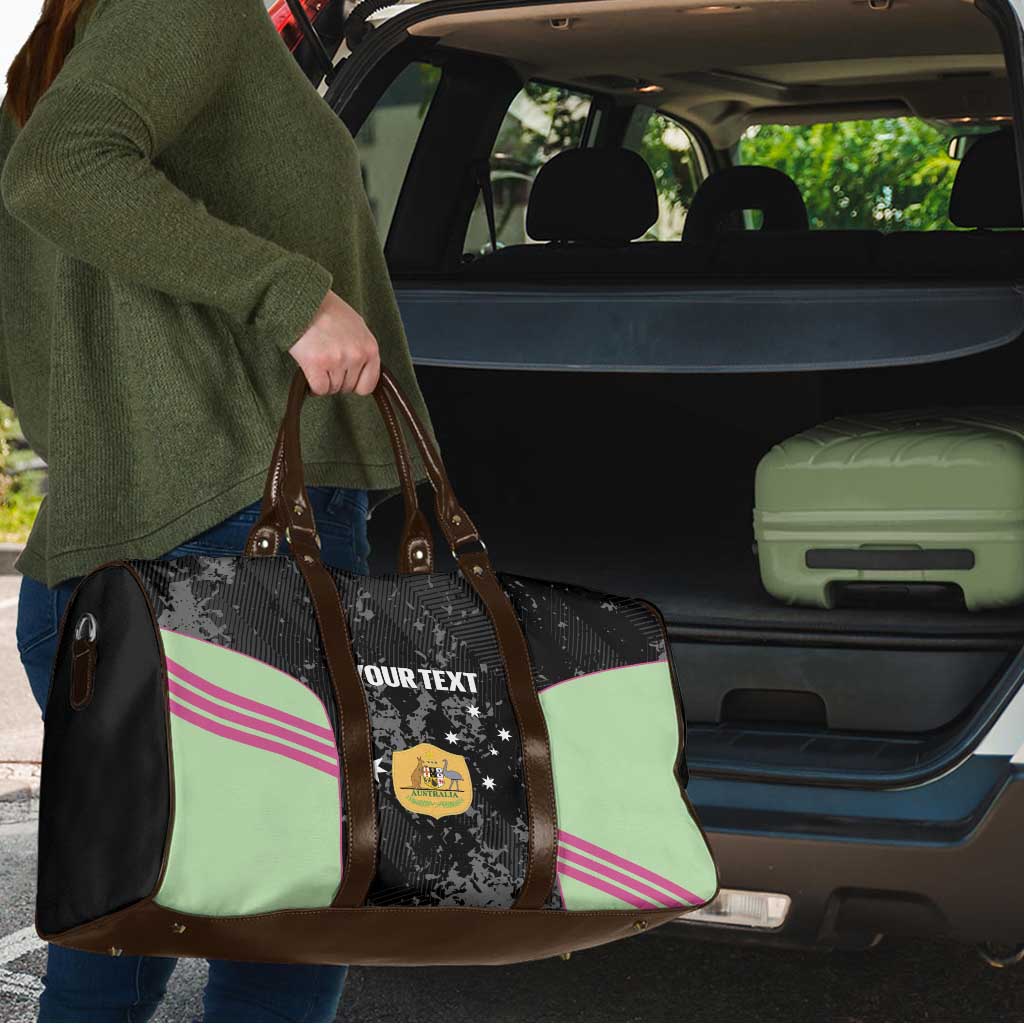 Custom Australia Matildas 2026 Travel Bag Come On Aussie Grunge Style
