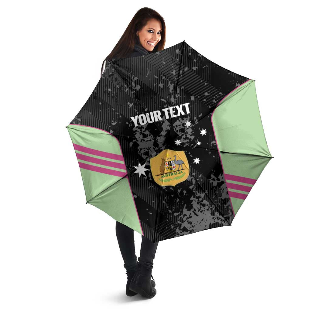 Custom Australia Matildas 2026 Umbrella Come On Aussie Grunge Style