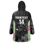 Custom Australia Matildas 2026 Wearable Blanket Hoodie Come On Aussie Grunge Style