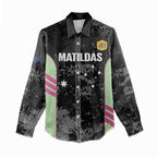 Custom Australia Matildas 2026 Women Casual Shirt Come On Aussie Grunge Style