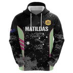 Custom Australia Matildas 2026 Zip Hoodie Come On Aussie Grunge Style