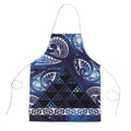 Matariki New Zealand Apron NZ Niho Taniwha Maori New Year Blue Galaxy