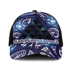 Matariki New Zealand Baseball Net Cap NZ Niho Taniwha Maori New Year Blue Galaxy
