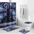 Matariki New Zealand Bathroom Set NZ Niho Taniwha Maori New Year Blue Galaxy