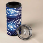 Matariki New Zealand 4 in 1 Can Cooler Tumbler NZ Niho Taniwha Maori New Year Blue Galaxy