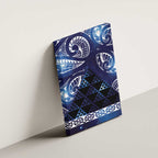 Matariki New Zealand Canvas Wall Art NZ Niho Taniwha Maori New Year Blue Galaxy