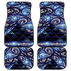 Matariki New Zealand Car Mats NZ Niho Taniwha Maori New Year Blue Galaxy