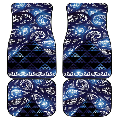 Matariki New Zealand Car Mats NZ Niho Taniwha Maori New Year Blue Galaxy