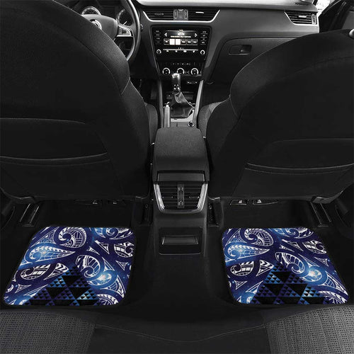 Matariki New Zealand Car Mats NZ Niho Taniwha Maori New Year Blue Galaxy