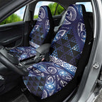 Matariki New Zealand Car Seat Cover NZ Niho Taniwha Maori New Year Blue Galaxy