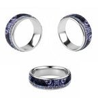 Matariki New Zealand Classic Ring NZ Niho Taniwha Maori New Year Blue Galaxy