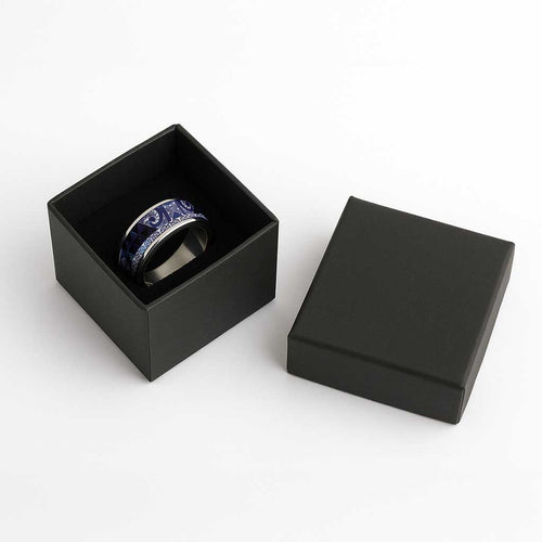 Matariki New Zealand Classic Ring NZ Niho Taniwha Maori New Year Blue Galaxy