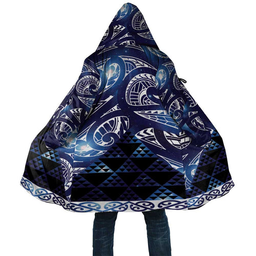 Matariki New Zealand Cloak NZ Niho Taniwha Maori New Year Blue Galaxy