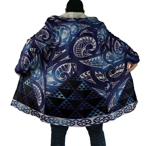 Matariki New Zealand Cloak NZ Niho Taniwha Maori New Year Blue Galaxy