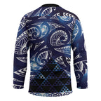 Matariki New Zealand Hockey Jersey NZ Niho Taniwha Maori New Year Blue Galaxy