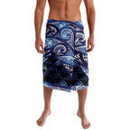 Matariki New Zealand Lavalava NZ Niho Taniwha Maori New Year Blue Galaxy