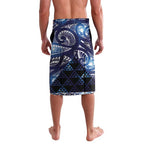 Matariki New Zealand Lavalava NZ Niho Taniwha Maori New Year Blue Galaxy