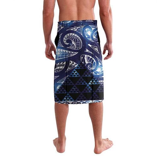 Matariki New Zealand Lavalava NZ Niho Taniwha Maori New Year Blue Galaxy
