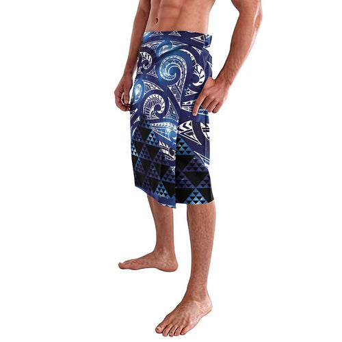 Matariki New Zealand Lavalava NZ Niho Taniwha Maori New Year Blue Galaxy