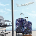 Matariki New Zealand Luggage Cover NZ Niho Taniwha Maori New Year Blue Galaxy