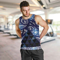 Matariki New Zealand Men Tank Top NZ Niho Taniwha Maori New Year Blue Galaxy