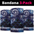 Matariki New Zealand Neck Gaiter NZ Niho Taniwha Maori New Year Blue Galaxy