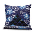 Matariki New Zealand Pillow Cover NZ Niho Taniwha Maori New Year Blue Galaxy