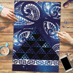 Matariki New Zealand Puzzle NZ Niho Taniwha Maori New Year Blue Galaxy