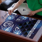 Matariki New Zealand Puzzle NZ Niho Taniwha Maori New Year Blue Galaxy