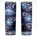 Matariki New Zealand Skinny Tumbler NZ Niho Taniwha Maori New Year Blue Galaxy