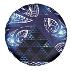 Matariki New Zealand Spare Tire Cover NZ Niho Taniwha Maori New Year Blue Galaxy