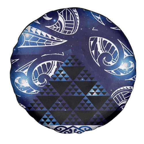 Matariki New Zealand Spare Tire Cover NZ Niho Taniwha Maori New Year Blue Galaxy