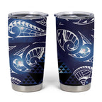 Matariki New Zealand Tumbler Cup NZ Niho Taniwha Maori New Year Blue Galaxy