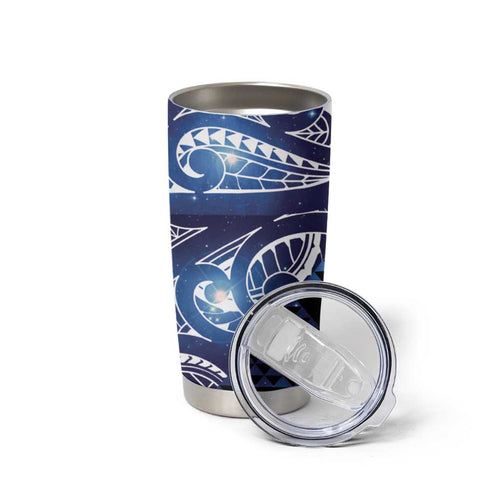Matariki New Zealand Tumbler Cup NZ Niho Taniwha Maori New Year Blue Galaxy