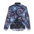 Matariki New Zealand Women Casual Shirt NZ Niho Taniwha Maori New Year Blue Galaxy