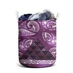 Matariki New Zealand Laundry Basket NZ Niho Taniwha Maori New Year Purple Galaxy