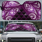Matariki New Zealand Auto Sun Shade NZ Niho Taniwha Maori New Year Purple Galaxy