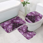 Matariki New Zealand Bathroom Set NZ Niho Taniwha Maori New Year Purple Galaxy
