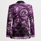 Matariki New Zealand Blazer NZ Niho Taniwha Maori New Year Purple Galaxy
