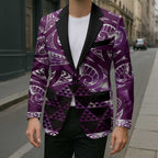 Matariki New Zealand Blazer NZ Niho Taniwha Maori New Year Purple Galaxy